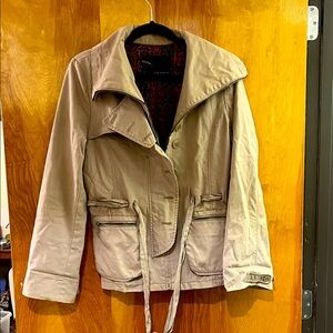 Ted Baker - Khaki/Cream Trench Coat - Size 2 - runs big